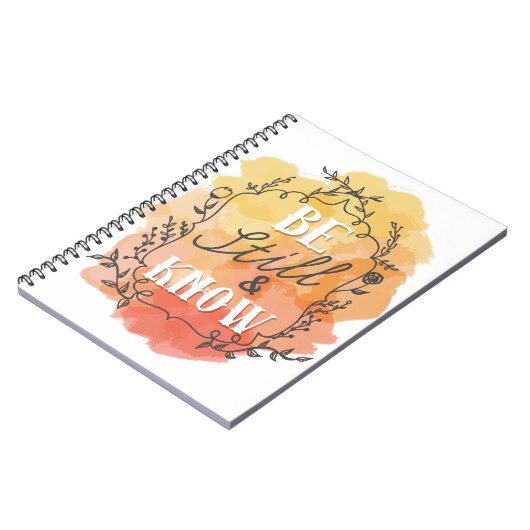 Wees stil en ken notebook notitieboek (Linkerzijde)