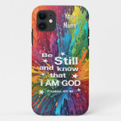 Wees stil en ken Psalm 46-10 Case-Mate iPhone Case (Achterkant)