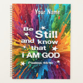 Wees stil en ken Psalm 46-10 Planner (Voorkant)