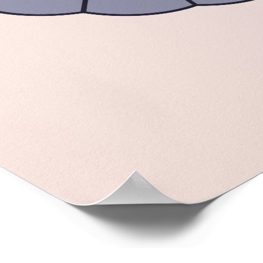 Wees stil en ken Psalm 46:10 Poster (Hoek)