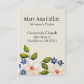 Wees stil en ken Visitekaartje (Achterkant)