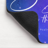 Wees stil en ken Waterverf Bijbel Christelijk Muismat (Hoek)