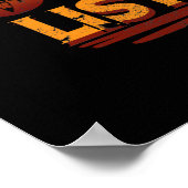 Wees stil en luister naar oudere Indiaanse dag Poster (Hoek)