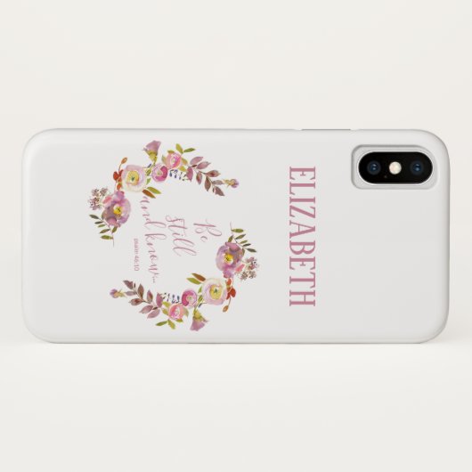 Wees Stil En Weet Case-Mate iPhone Case (Achterkant (horizontaal))