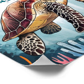 Wees stil en weet Christelijke kinderkamer muur ku Poster (Hoek)