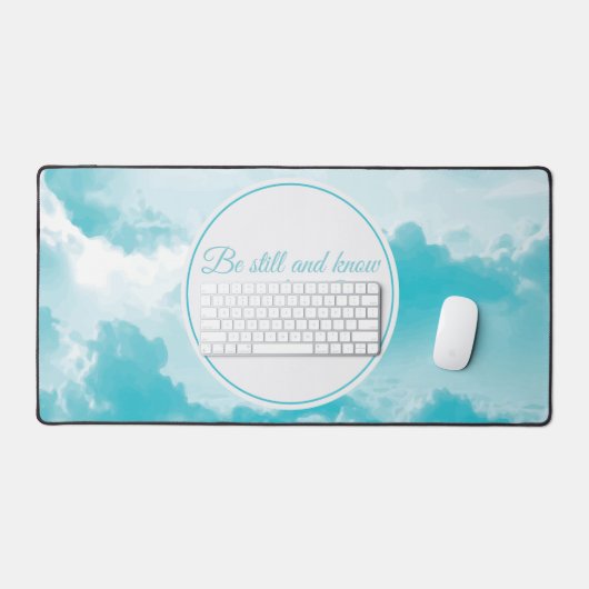 Wees stil en weet dat ik Christelijk ben Bureaumat (Keyboard & Muis)