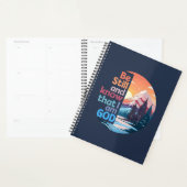 Wees stil en weet dat ik God ben Bijbelvers Planner (Display)