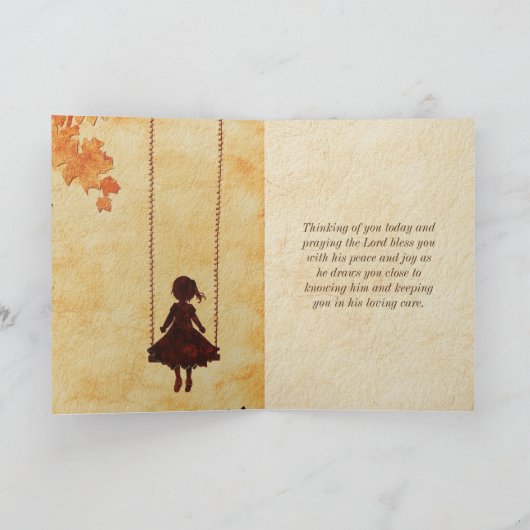 Wees stil en weet dat ik God ben Bijbelvers Psalm  Kaart (Binnen)