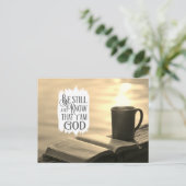 Wees stil en weet dat ik God ben Briefkaart (Staand voorkant)