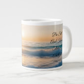 "Wees stil en weet dat ik God ben" Grote Koffiekop (Voorkant rechts)