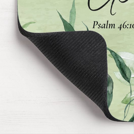 Wees stil en weet dat ik God ben Muismat (Hoek)