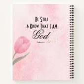 Wees stil en weet dat ik God ben Notitieboek (Achterkant)