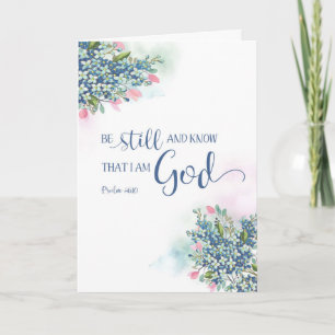 Wees stil en weet dat ik God ben, Ps 46:10 Kaart