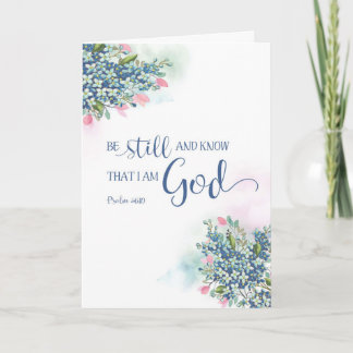 Wees stil en weet dat ik God ben, Ps 46:10 Kaart