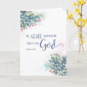 Wees stil en weet dat ik God ben, Ps 46:10 Kaart (Gele Bloem)