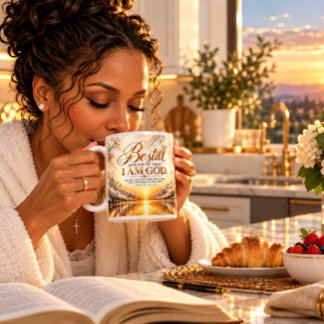 Wees stil en weet dat ik God ben Psalm 46 10 Grote Koffiekop
