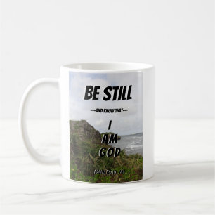 Wees stil en weet dat ik God ben Psalm 46:10 Koffiemok
