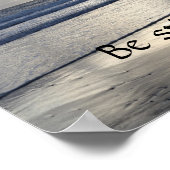 Wees stil en weet dat ik God ben, Psalm 46 Poster (Hoek)