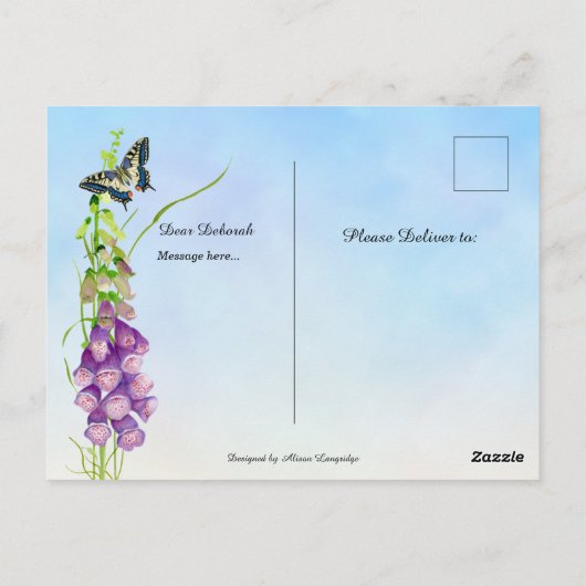 Wees stil, en weet dat ik God ben. Psalm 56:3 Briefkaart (Achterkant)