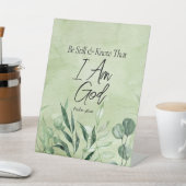 Wees stil en weet dat ik God ben Reclamebord Met Voetstuk (Insitu)