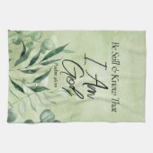 Wees stil en weet dat ik God ben Theedoek (Horizontaal)