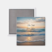 "Wees stil en weet dat ik God ben" zonsopgang Magneet (Voorkant / Achterkant)