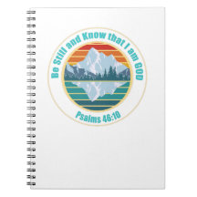 Wees stil en weet dat ik God Bijbel Verse T-Shir b