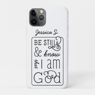 Wees stil en weet dat ik God Bijbelse Verse ben Case-Mate iPhone Case