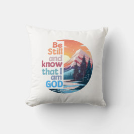 Wees stil en weet dat ik God Bijbelse Verse ben Kussen