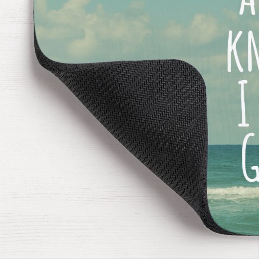 Wees stil en weet dat ik God Bijbelse Verse ben Muismat (Hoek)