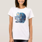 Wees stil en weet dat ik God Bijbelse Verse ben T-shirt (Voorkant)