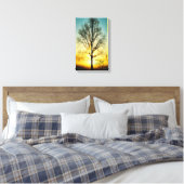 Wees stil en weet dat ik GOD Canvas wrap ben Afdruk (Insitu (Slaapkamer))