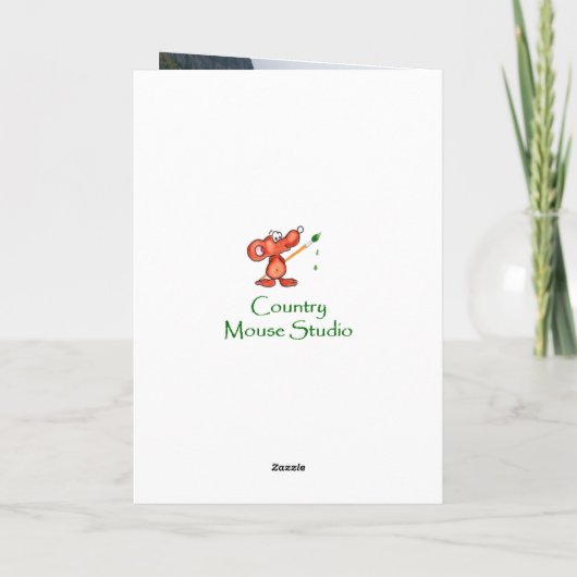 Wees stil en weet dat ik God Psalm 46:10 Lake Kaart (Achterkant)