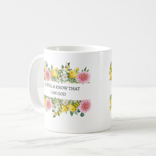 Wees stil en weet dat ik Gods Mok ben (Voorkant links)