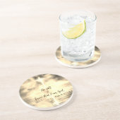 Wees stil en weet dat ik godslasterlijk Onderzette Zandsteen Onderzetter (Zijkant)