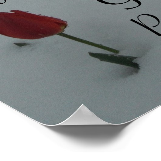 Wees stil en weet dat ik ... poster (Hoek)