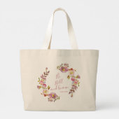 Wees Stil En Weet Grote Tote Bag (Achterkant)