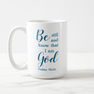 Wees stil en weet het Gepersonaliseerd Christeli Koffiemok