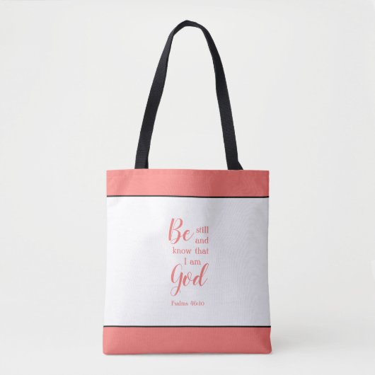 Wees stil en weet het | Gepersonaliseerde naam Fai Tote Bag (Voorkant)