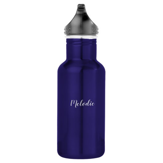 Wees stil en weet het | Gepersonaliseerde naam Fai Waterfles (Rechts)