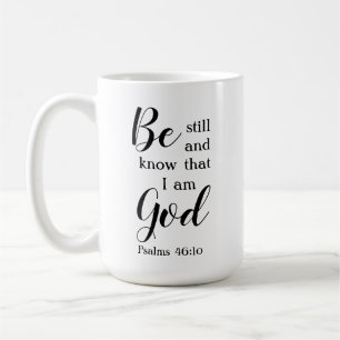 Wees stil en weet het Gepersonaliseerde Script N Koffiemok