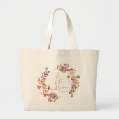 Wees stil en weet het grote tote bag (Voorkant)