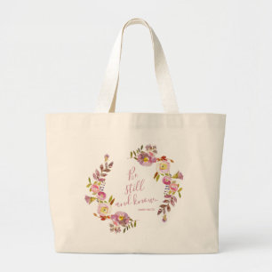Wees stil en weet het grote tote bag