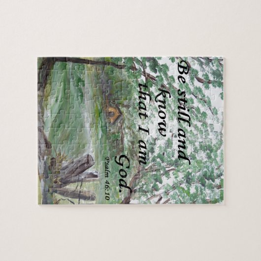 Wees stil en weet het legpuzzel (Horizontaal)