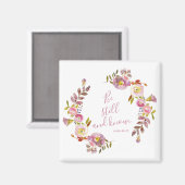 Wees stil en weet het magneet (Voorkant / Achterkant)