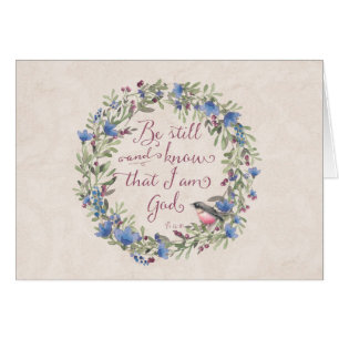 Wees stil en weet het - Psalm 46:10