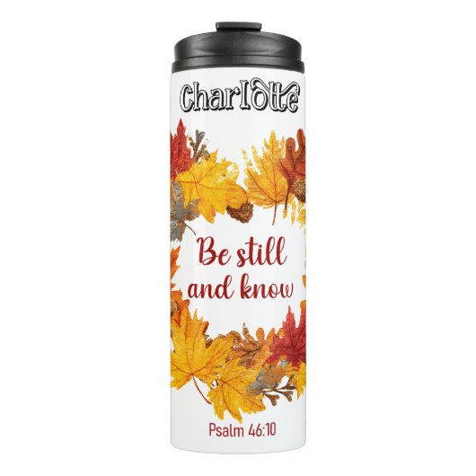 Wees stil en weet het thermosbeker (Voorkant)