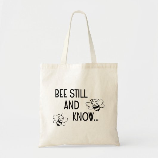 WEES STIL EN WEET HET! TOTE BAG (Voorkant)