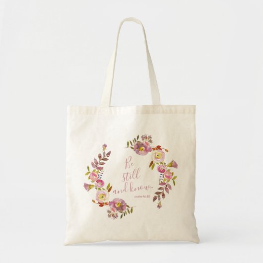Wees stil en weet het tote bag (Voorkant)