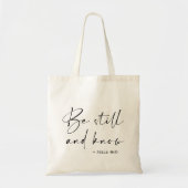 Wees stil en weet het tote bag (Voorkant)
